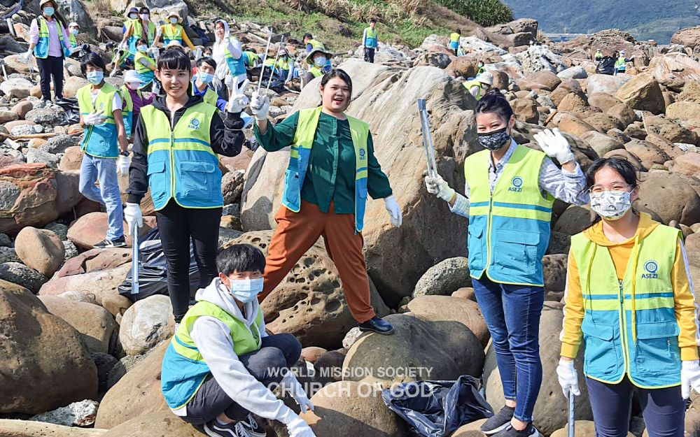 와이무산 해변산책로 환경정화